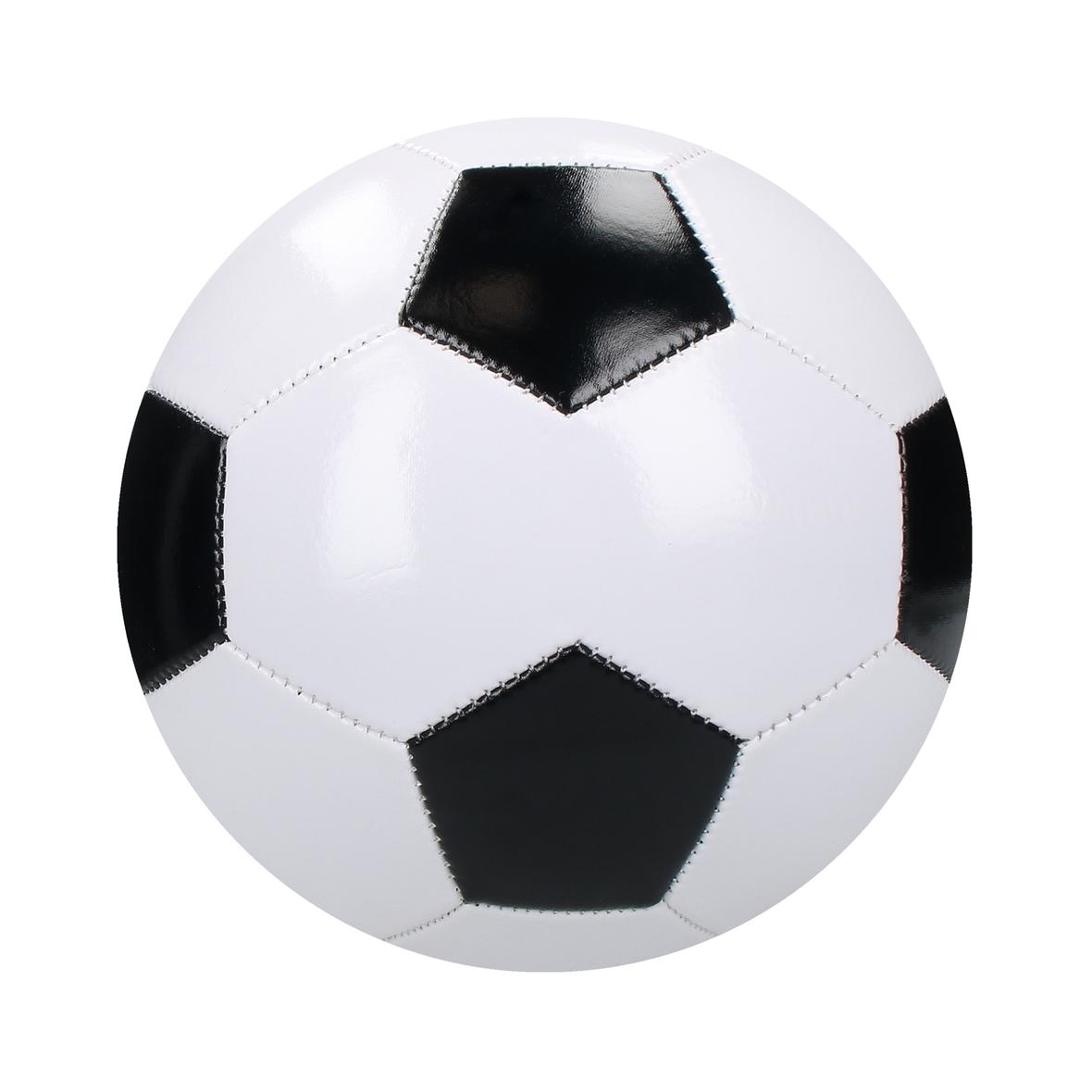 Ballon de foot taille 5 logo points noir 