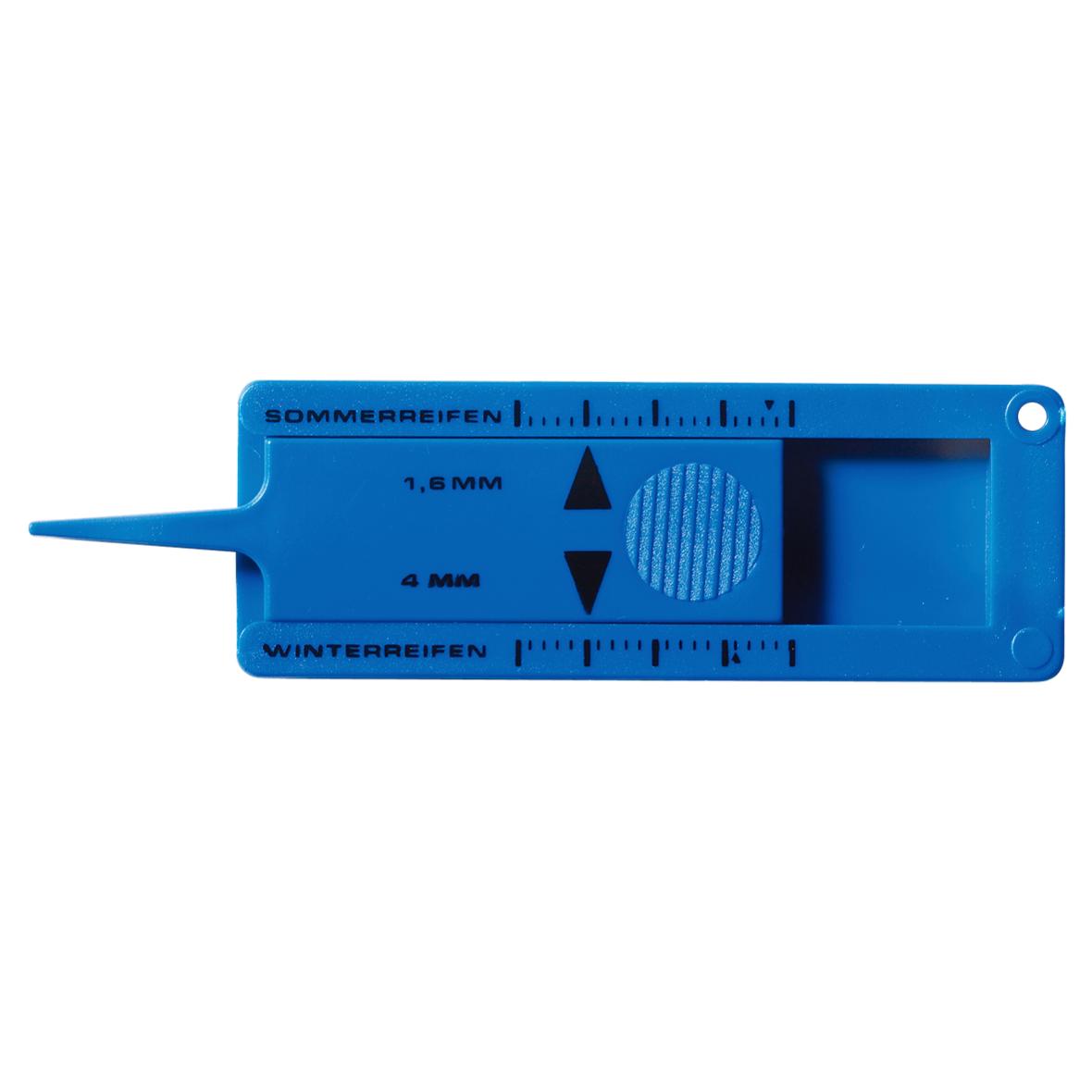 Schlüsselanhänger Reifenprofilmesser, standard-blau PP-04302003