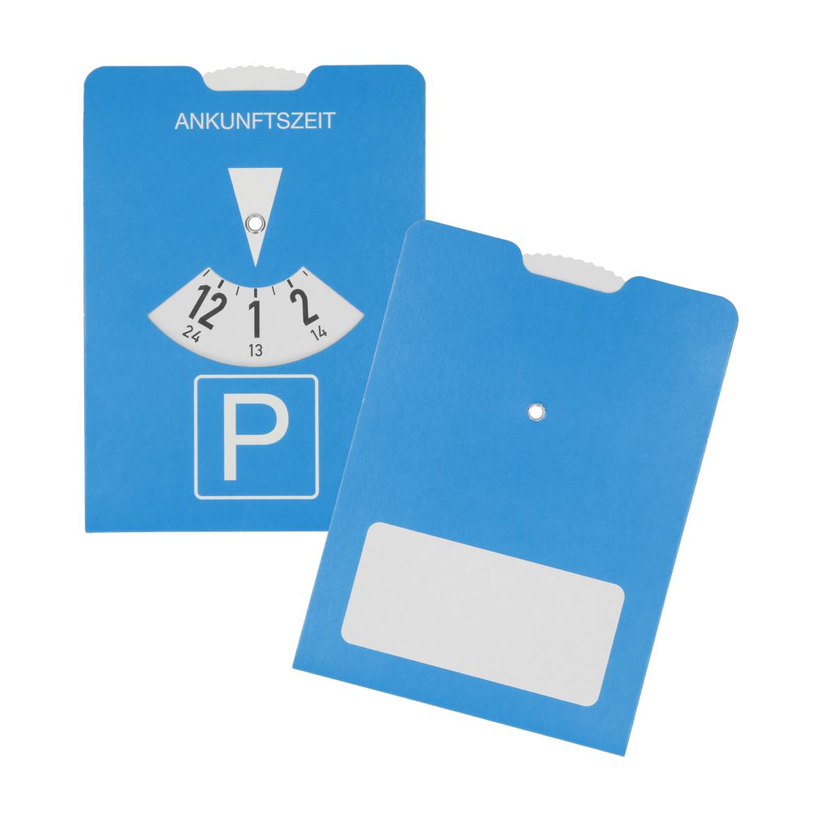 Cardboard parking disk Board, blue-05400003-00000
