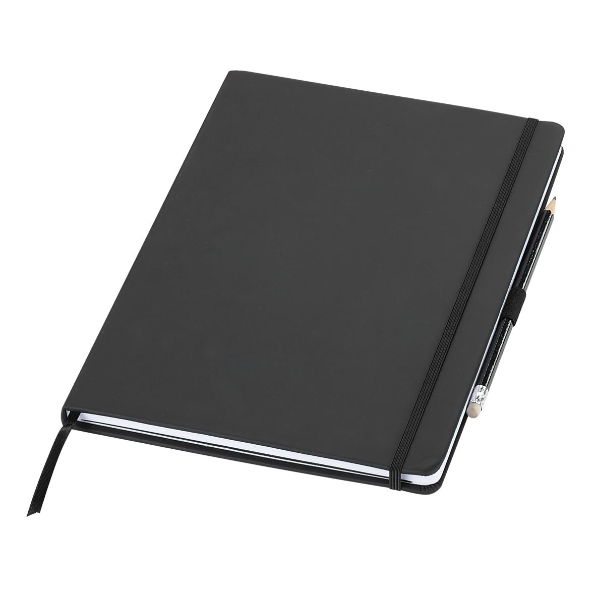 Beneden afronden mug Keizer Notebook "Agenda" A4, black-07093002-00001