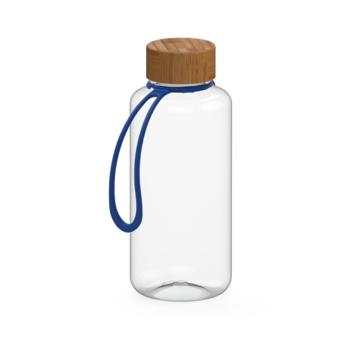 Drink bottle "Natural" clear-transparent incl. strap, 1.0 l