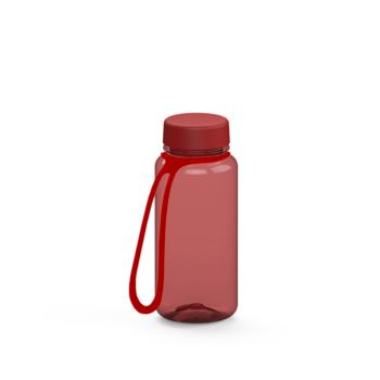 Drink bottle "Refresh" clear-transparent incl. strap, 0.4 l