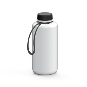 Drink bottle "Refresh" clear-transparent incl. strap, 1.0 l