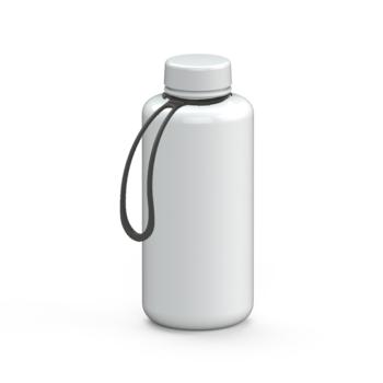 Drink bottle "Refresh" clear-transparent incl. strap, 1.0 l