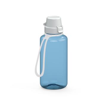 Drink bottle "School" clear-transparent incl. strap, 0.7 l