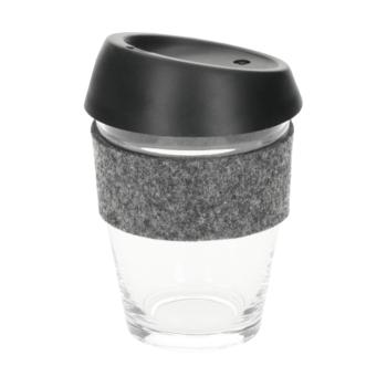 Glass coffee cup "Cristallo", small