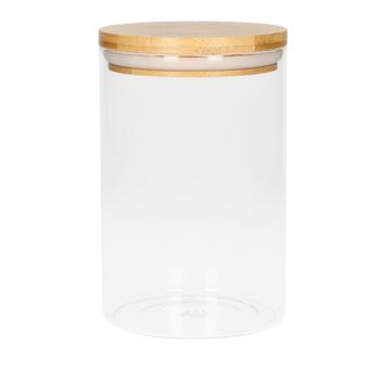 Glass storage jar "Bamboo", 1.6 l