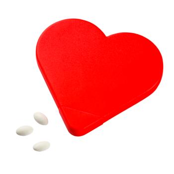 Distributeur de pastilles de menthe "Coeur"