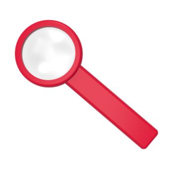 Magnifying glass with handle "Handle 5 x"