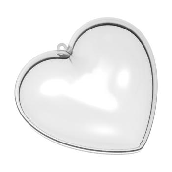 Plastic bauble “mini heart”