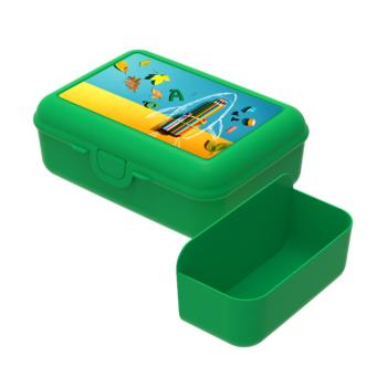 Lunch box "School Box" deluxe, with compartment divider