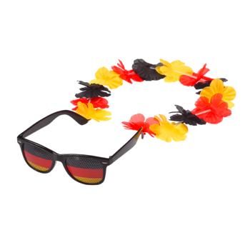 Fun glasses "Germany" with flower chain