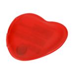 Gelová hřejivá podložka "Heart", malá, Červená