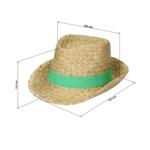 Letní klobouk "Cuba", Přírodní/Zelená