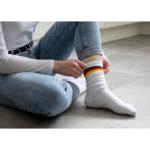 Ponožky "Germany", 38-41, Bílá