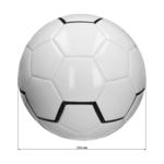 Fotbalový míč "Derby", Bílá/Černá