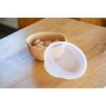 Food-Bowl "ToGo", 1,0 l, 1K víko, prostá Černá/Transparentní mléčná