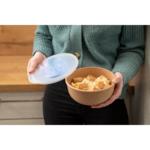 Food-Bowl "ToGo", 1,0 l, 1K víko, společenská zelená/Transparentní mléčná
