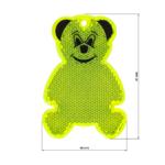 Odrazka "Medvěd", Transparentní zelená