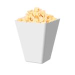 Miska na popcorn "Hollywood", Bílá