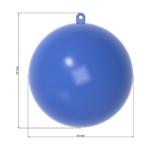 Dóza "Mini ball", Standardní modrá PP