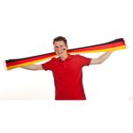 Fanouškovská šála s kapsami, Německo, Vícebarevná