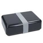 Eco-obědový box "Match", Lískový oříšek/Černá